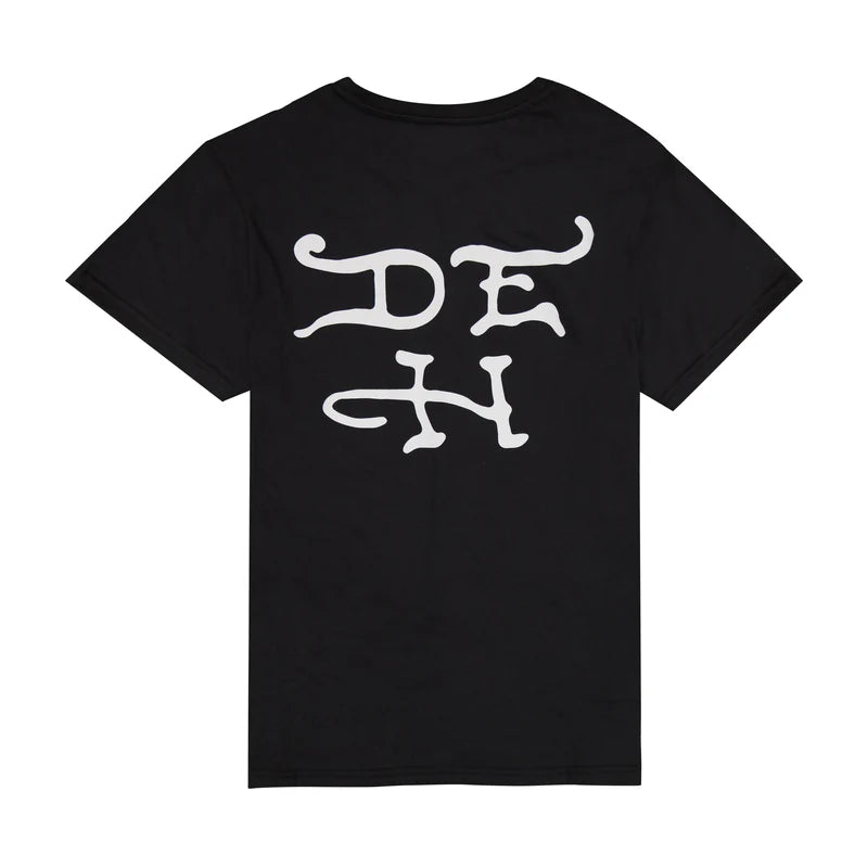 PANTHER HEAD THROWBACK RHINESTONE TEE