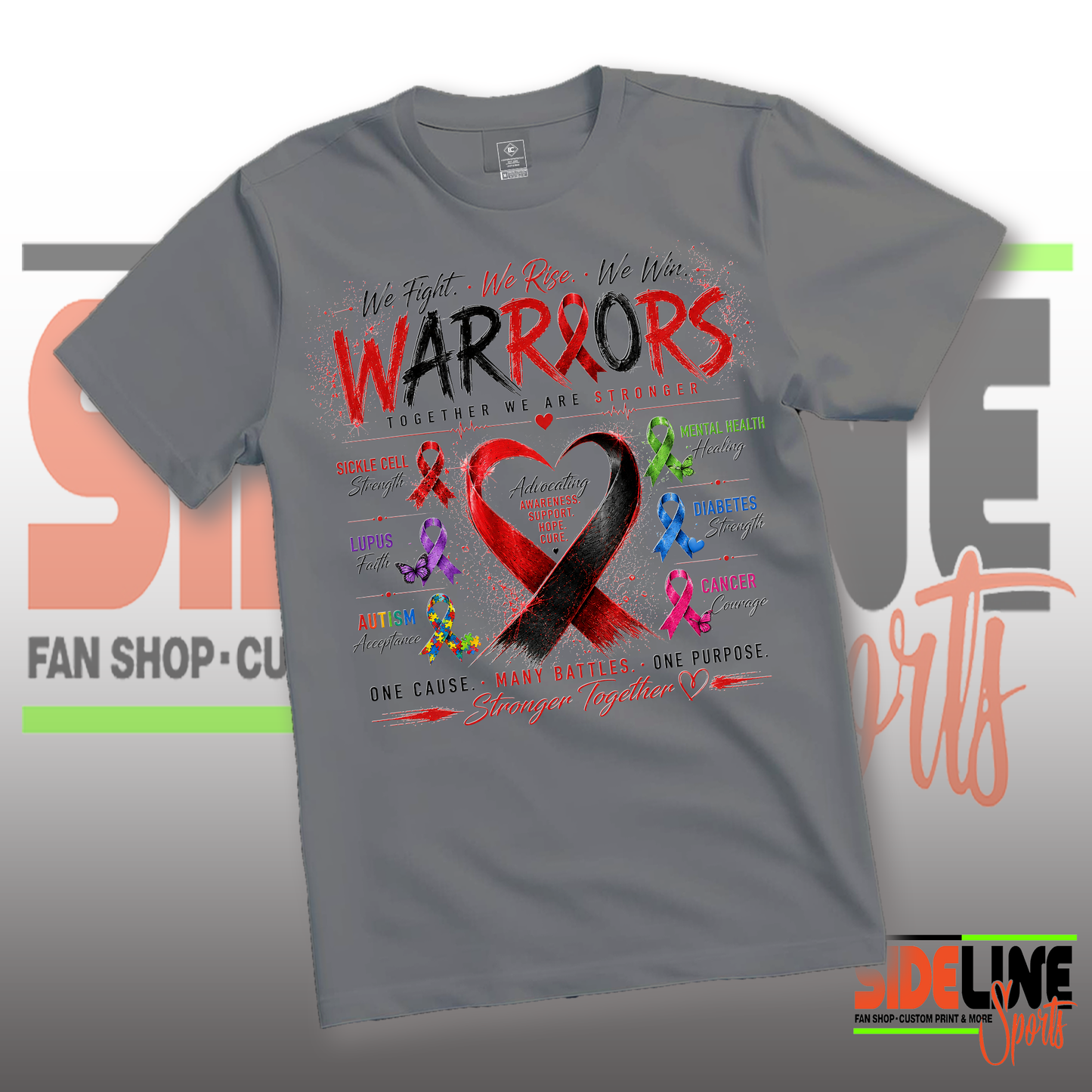 Awareness Warriors – Stronger Together T-Shirt