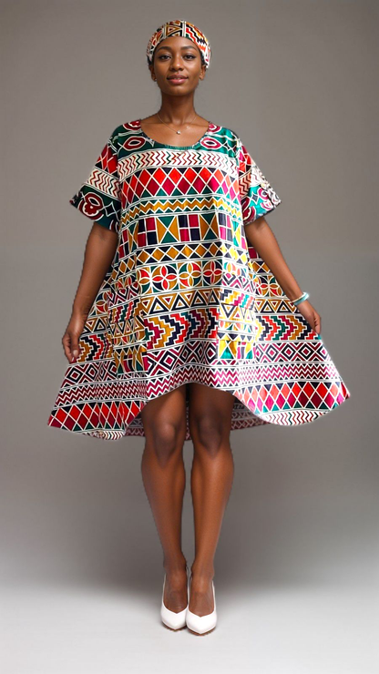 7684 Woman Pant & Blouse Set Print 644