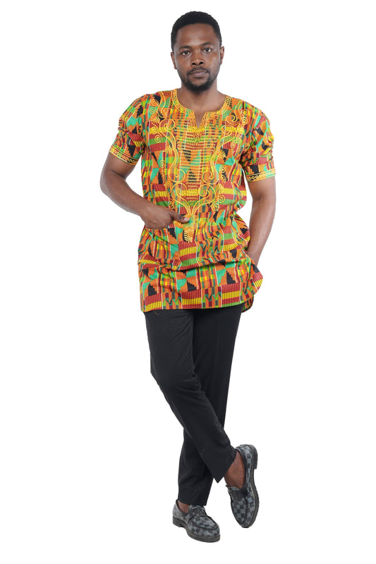 African Embroidered Dashiki Shirt | M to 5XL