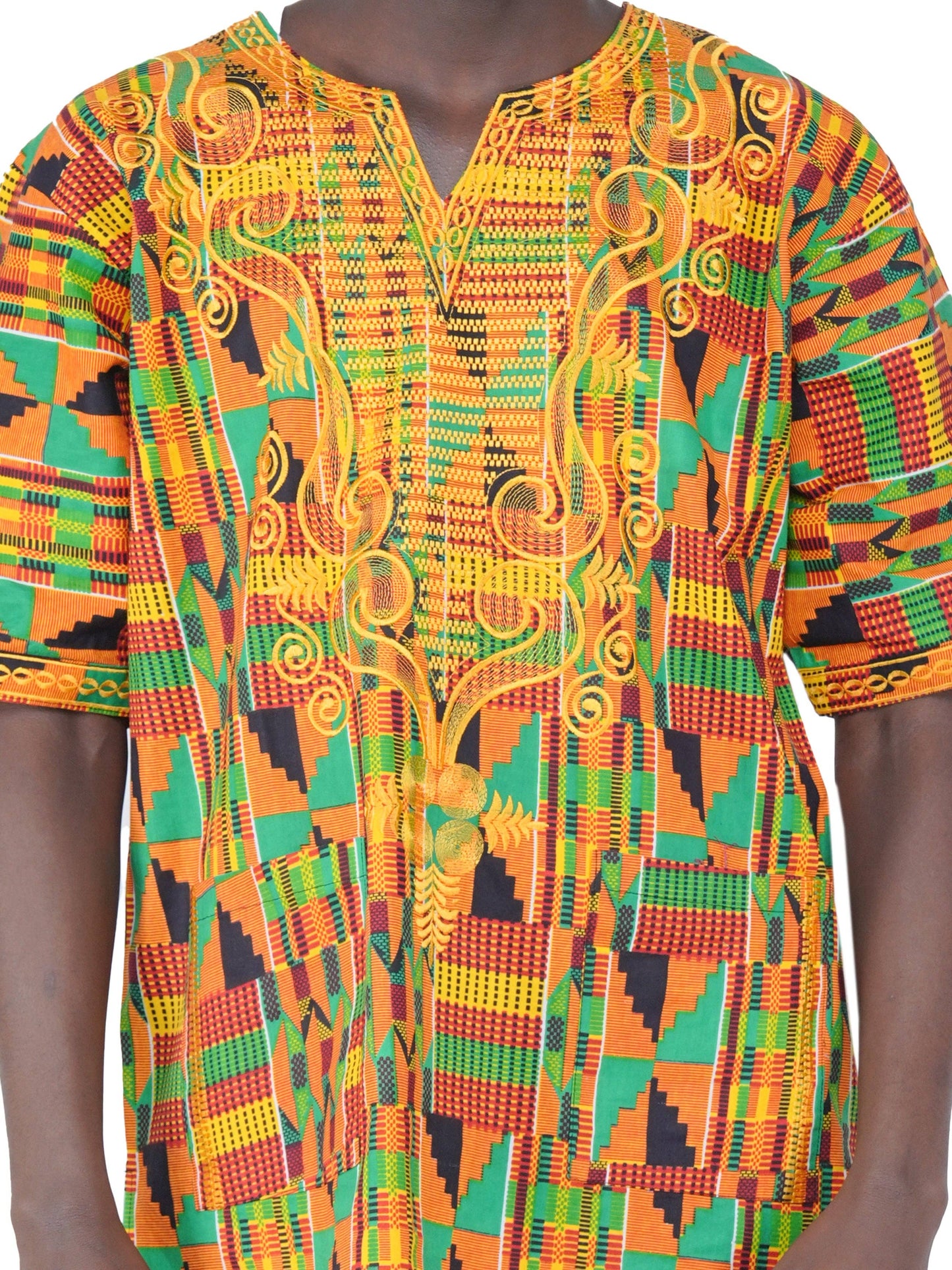African Embroidered Dashiki Shirt | M to 5XL