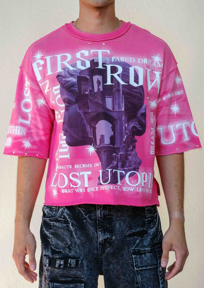 LOST UTOPIA OBLIVION CROPPED  TEE