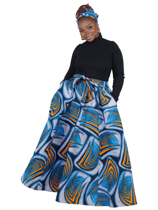 African Long Maxi Skirt | One Size