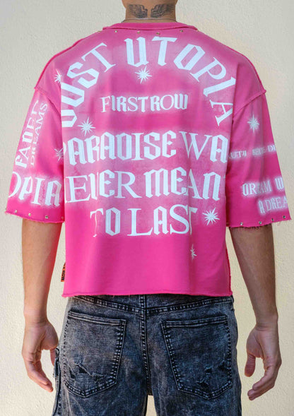 LOST UTOPIA OBLIVION CROPPED  TEE