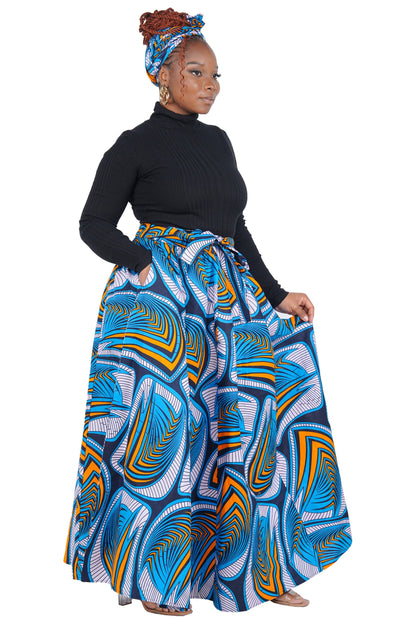 African Long Maxi Skirt | One Size