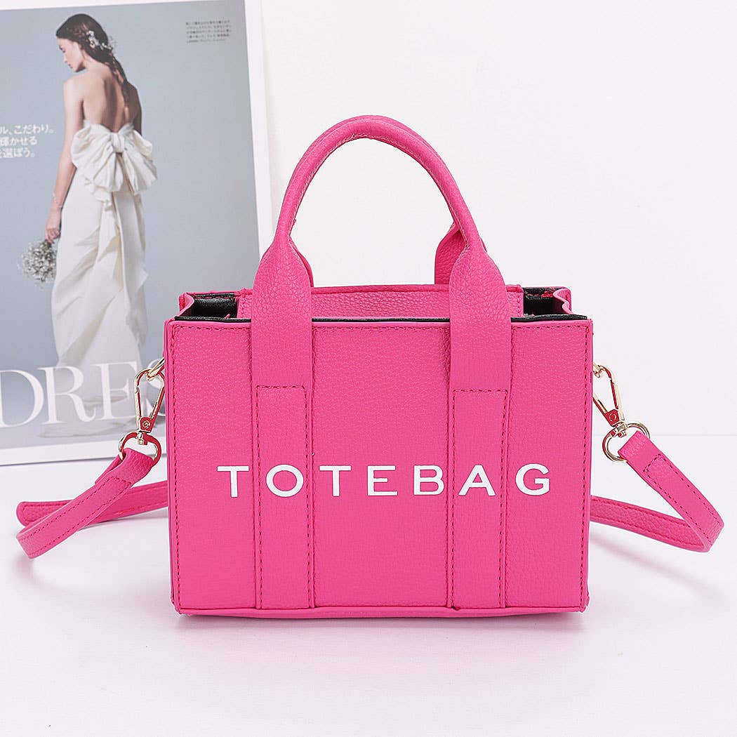 Faux Leather Tote Bag