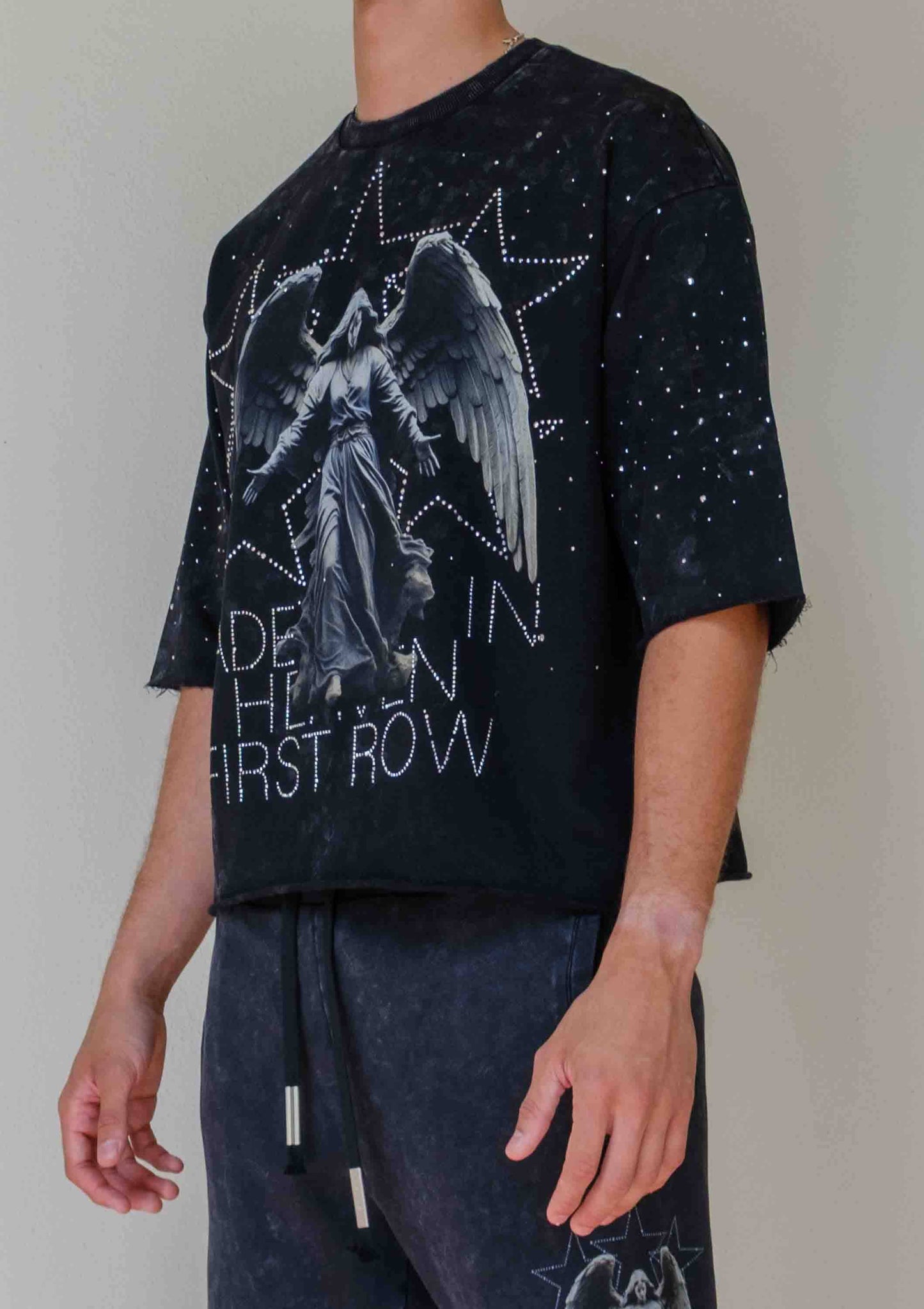 MADE IN HEAVEN SHINING ANGEL CROPPED TEE