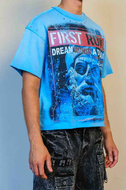 LOST UTOPIA RUINS DREAM CROPPED TEE