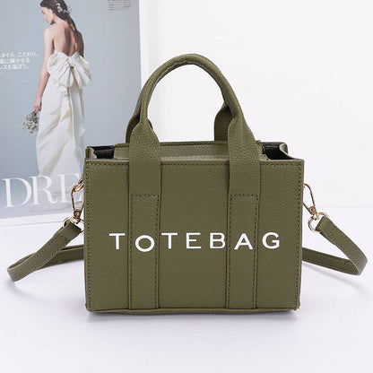 Faux Leather Tote Bag