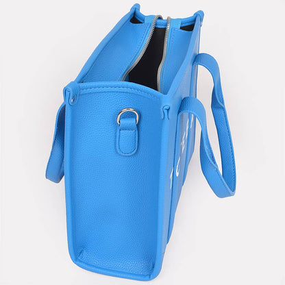 FAUX LEATHER SMALL TOTE BAG