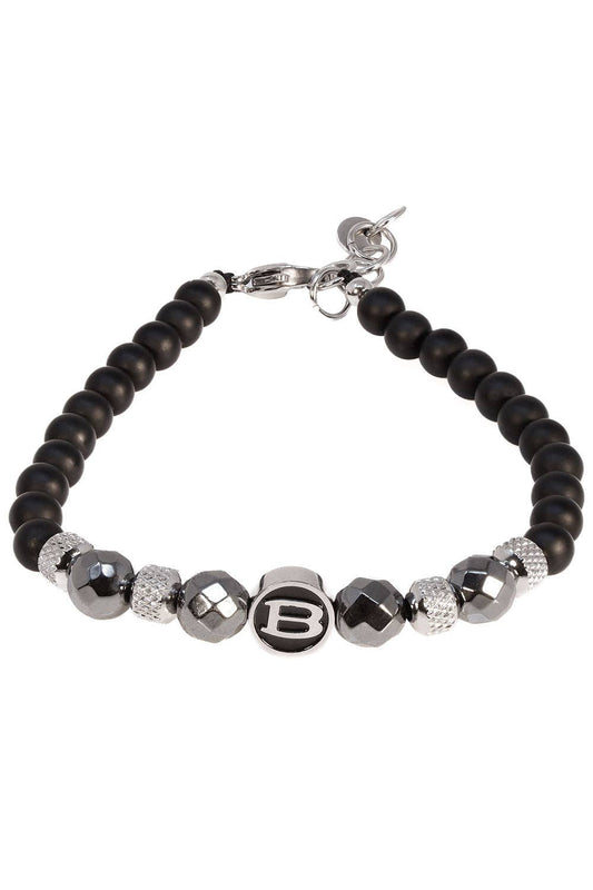 Unisex Obsidian and Hematite Bangles Bracelets 4BB09