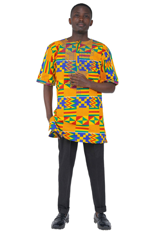 Embroidered T'Challa Short Sleeves Shirt | L to 5XL