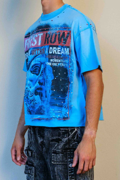 LOST UTOPIA RUINS DREAM CROPPED TEE