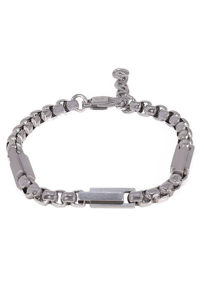 Unisex Stainless Steel Adjustable Bangle Bracelets 4BMS17