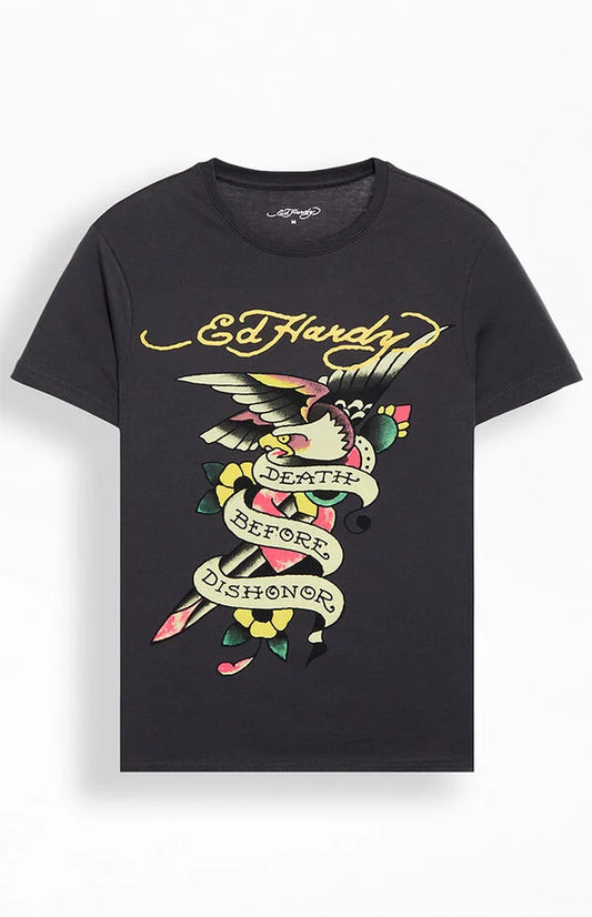 DEATH BEFORE DISHOUNOR EAGLE T-SHIRT