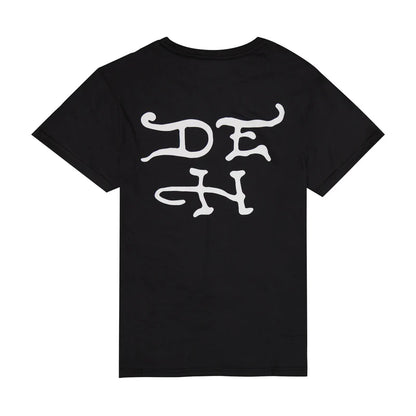 PANTHER HEAD THROWBACK RHINESTONE TEE