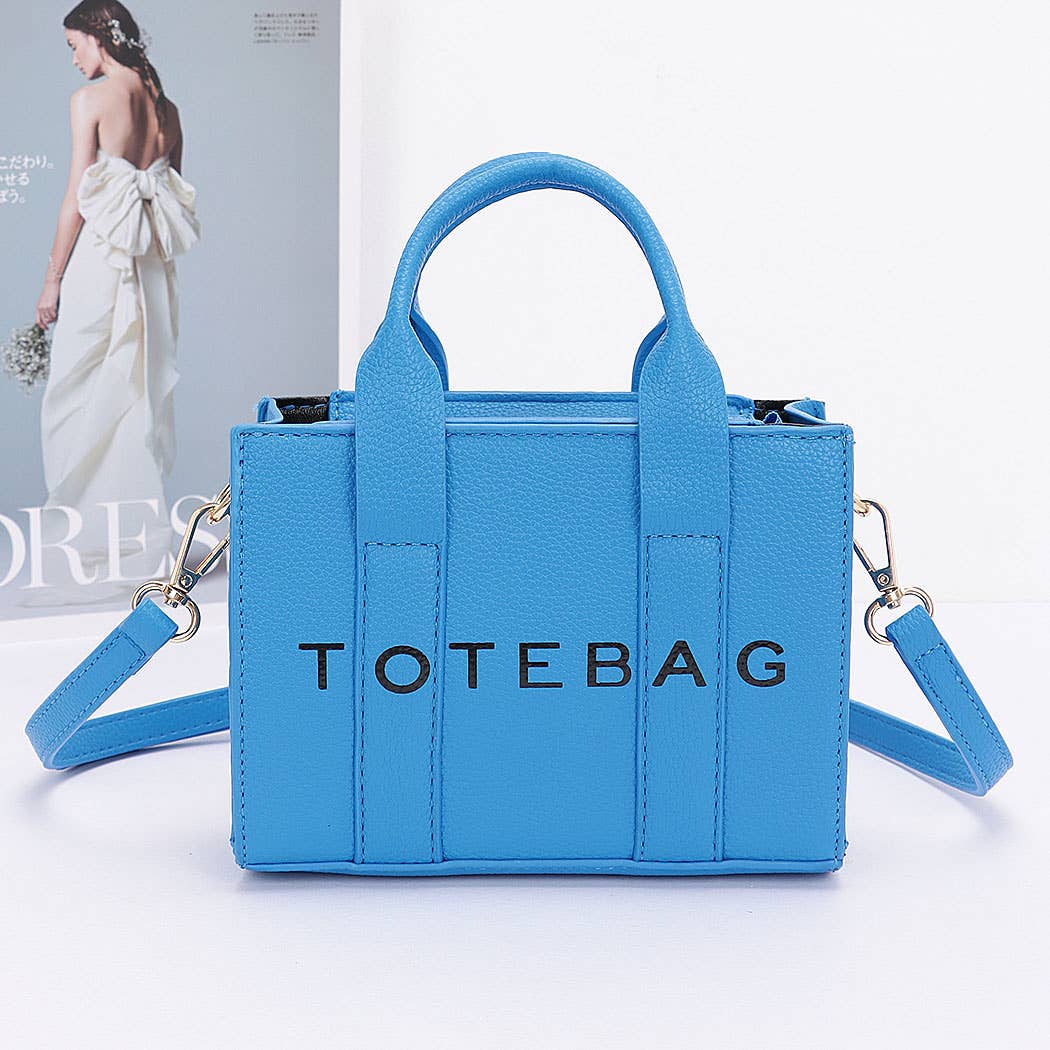 Faux Leather Tote Bag