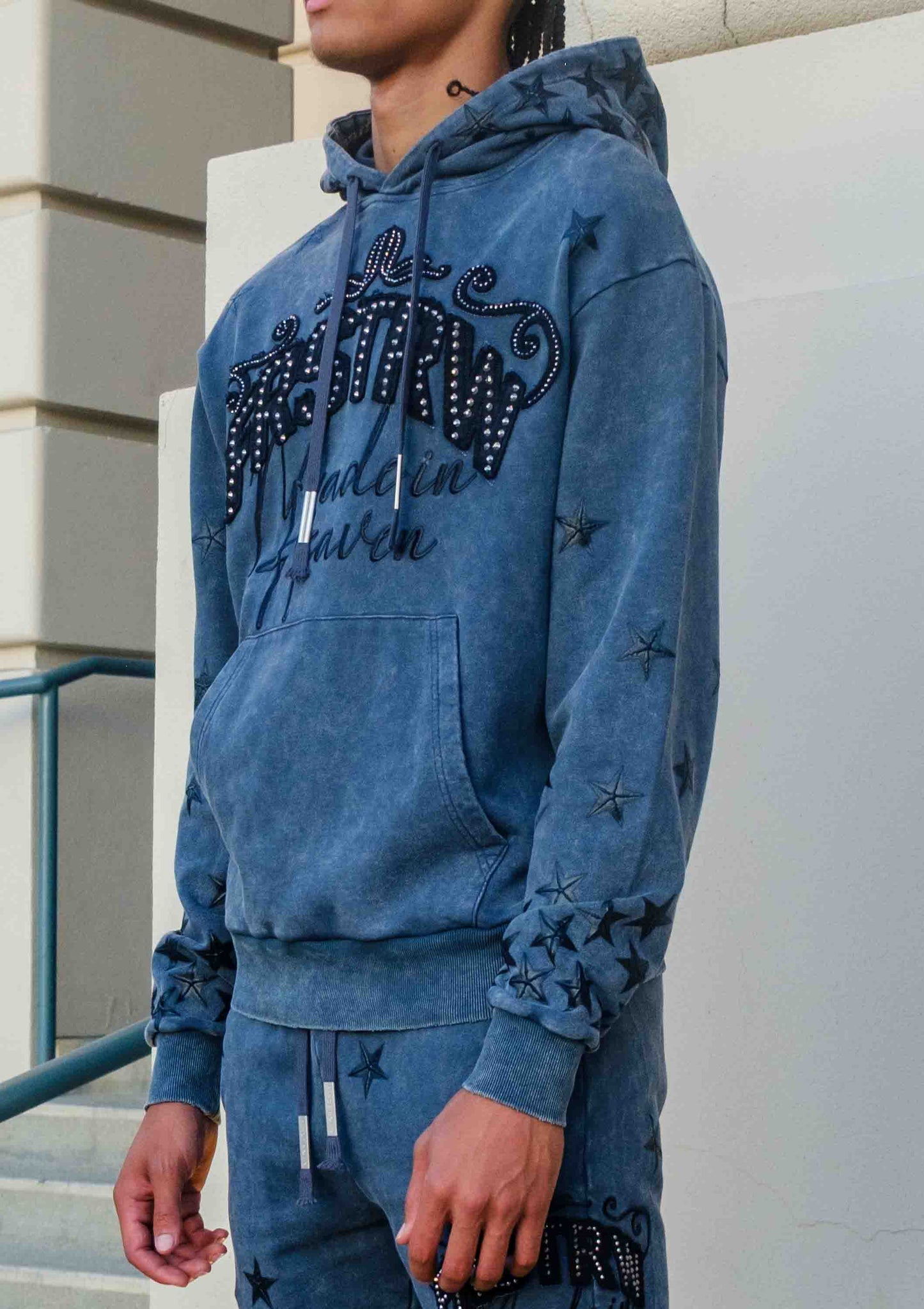 MADE IN HEAVEN GATHERED STAR HOODIE