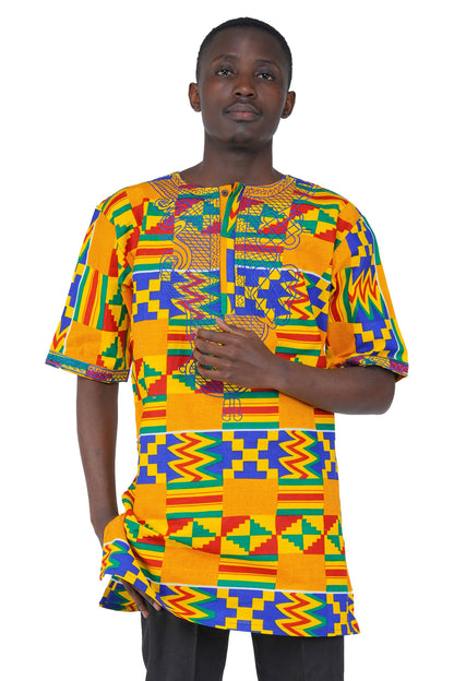 Embroidered T'Challa Short Sleeves Shirt | L to 5XL