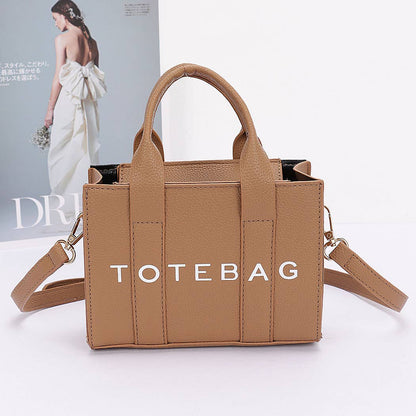 Faux Leather Tote Bag