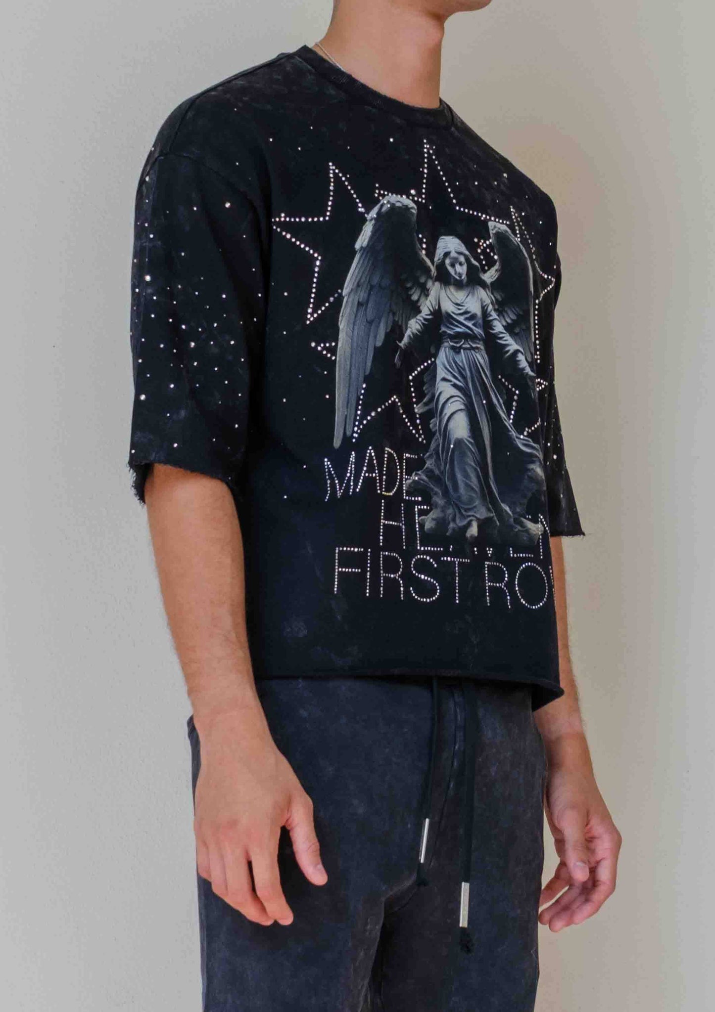 MADE IN HEAVEN SHINING ANGEL CROPPED TEE