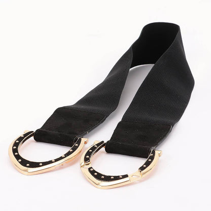 Interlocking Buckle Wide Belt