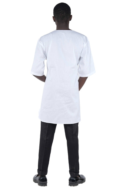 African Accent High Low Swing Dress & Men's Top | One Size & Plus Size